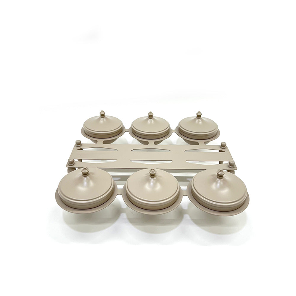 ماعون تقديم 6أطباق