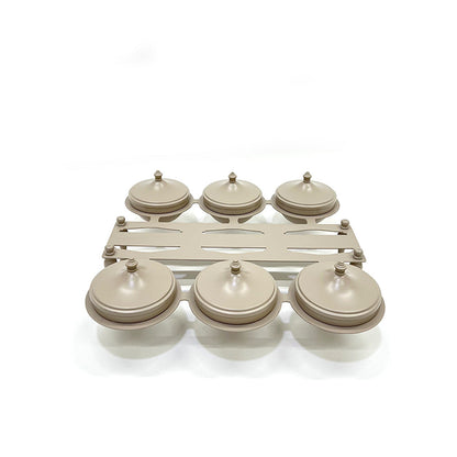 ماعون تقديم 6أطباق