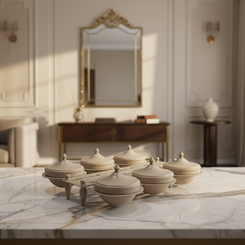 ماعون تقديم 6أطباق