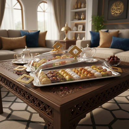 طبق تقديم كيك Alkuwaity Al Awal الكويتي الأول