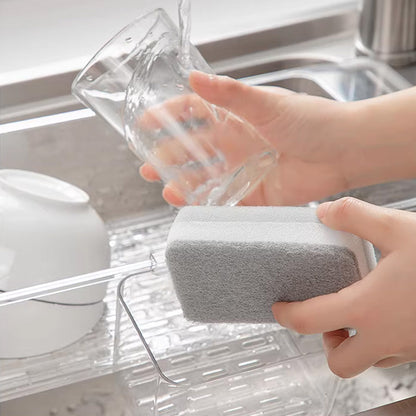 درج الأطباق فوق الحوض