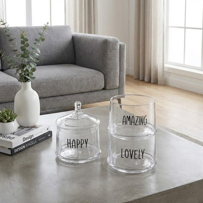 مرطبان زجاجي مستدير