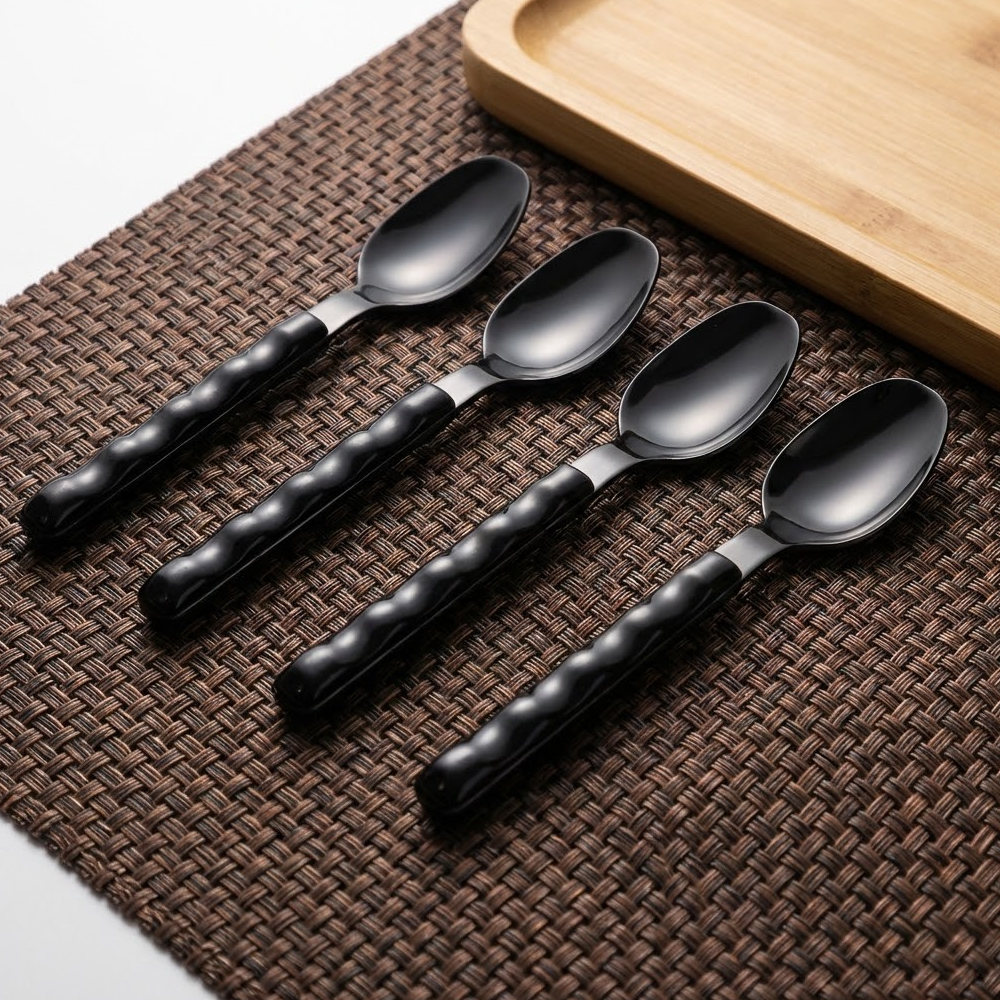 طقم ملاعق شاي 4 قطع Diva Lady