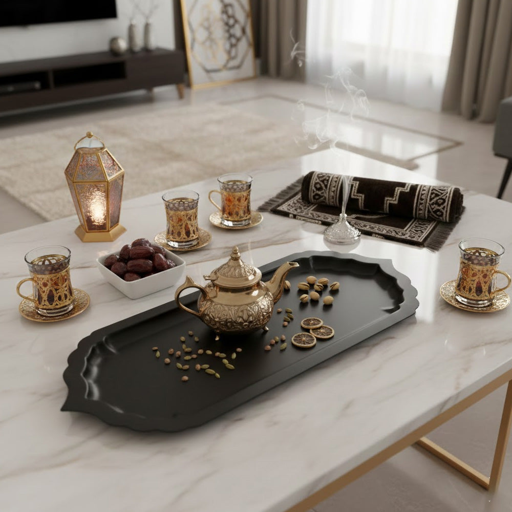 صينية تقديم مستطيلة- كبير