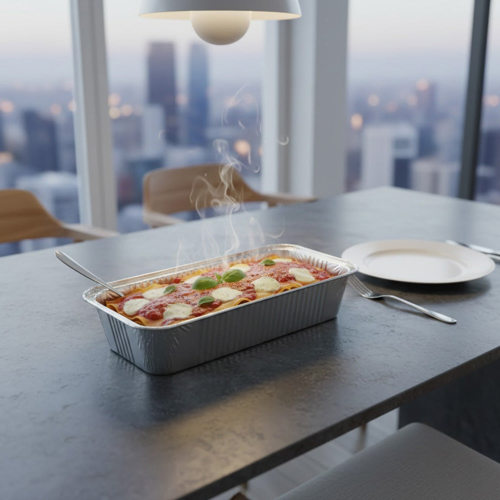 صواني خبز من رقائق الألومنيوم للاستخدام مرة واحدة