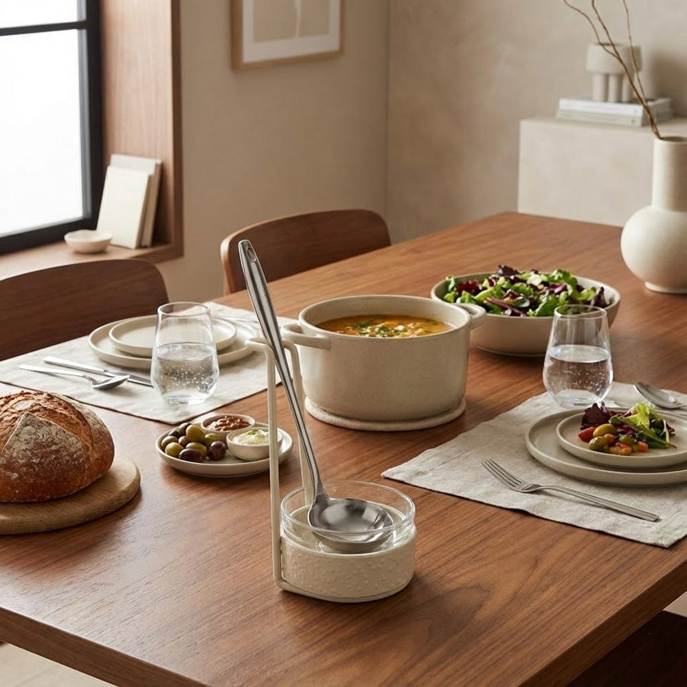 حامل ملاعق للوعاء