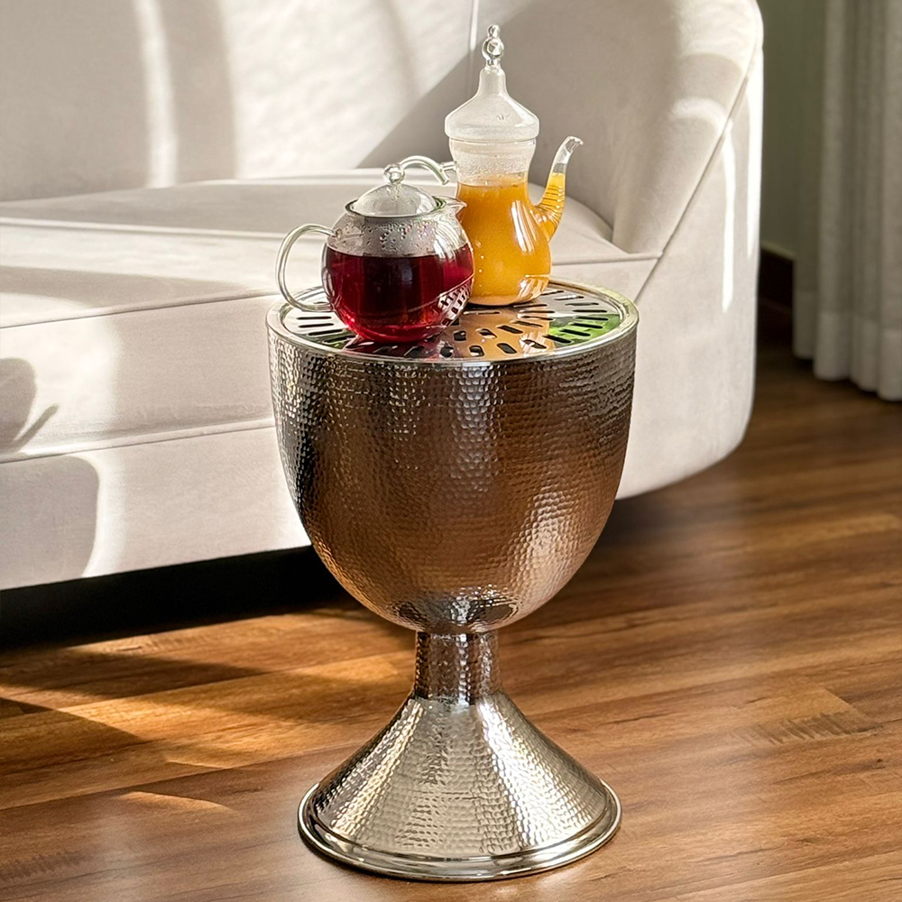 دوة و شواية معدنية على شكل كأس