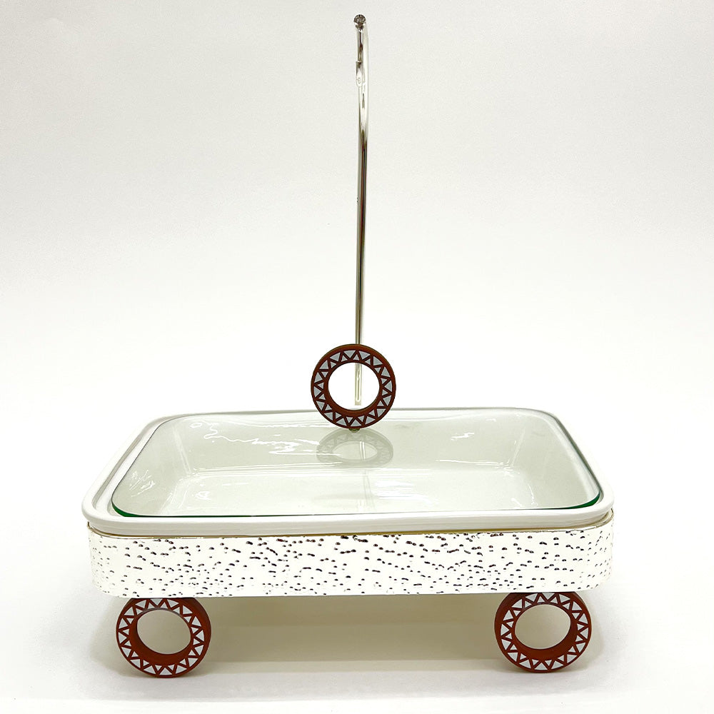 سخان طعام بقاعدة عجلات سعة 2.5 لتر