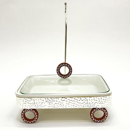 سخان طعام بقاعدة عجلات سعة 2.5 لتر