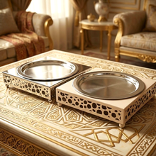 طبق تقديم أرز بقاعدة معدنية Diva Lady