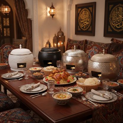 سخان تقديم طعام دائرية سعة 5لتر