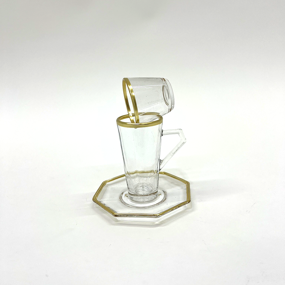 طقم استكانة وفنجان 18قطعة Diva Lady