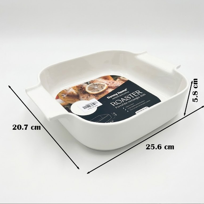 صينية فرن سيراميك مربعة