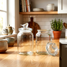 طقم برطمانات تخزين زجاجية