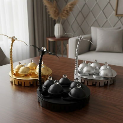 طقم صواني أوعية مزخرفة