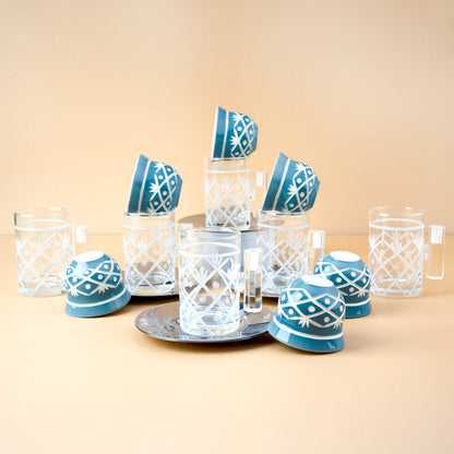 طقم استكانة مع فنجان