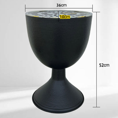 دوة و شواية معدنية على شكل كأس