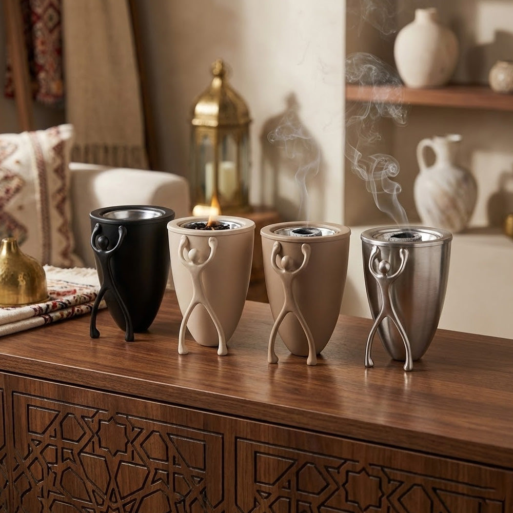 مبخرة بخور حديثة من الفولاذ Diva Lady