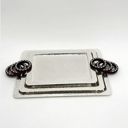 طقم صواني تقديم مكون من 3 قطع