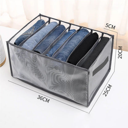 صناديق تنظيم الملابس الشبكية بمقبض