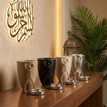 مبخرة بخور حديثة من الفولاذ Diva Lady