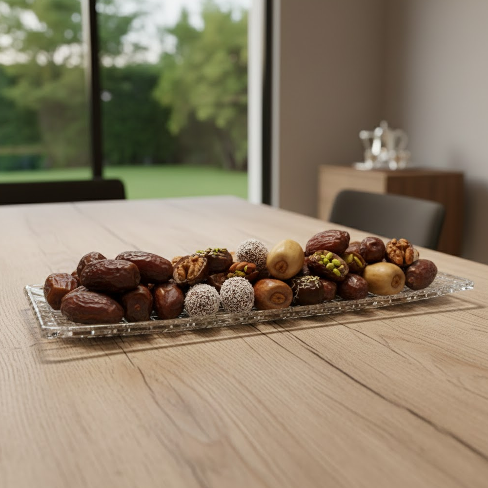 صينية تقديم زجاجية فاخرة Diva Lady