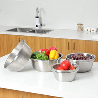 طقم مصفاة وحوض من الفولاذ المقاوم للصدأ (قطعتان)