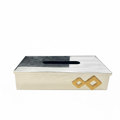 علبة مناديل معدن فاخرة