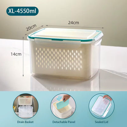 حافظة تخزين سلة تصريف محكمة الغلق