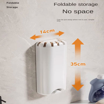 رف تجفيف ملابس قابل للطي مثبت