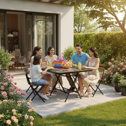 طاولة مربعة محمولة قابلة للطي