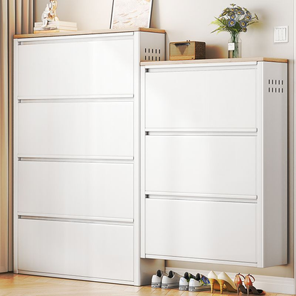 خزانة أحذية جدارية من المعدن