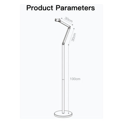 حامل أرضي بذراع مرن دوار 360 درجة