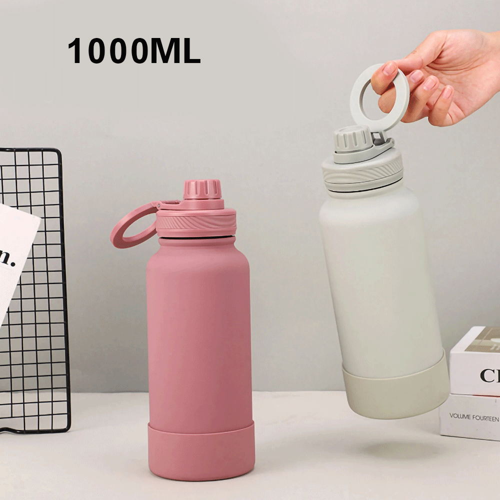 قارورة حرارية مع ستاند هاتف 1000/1200 ملل