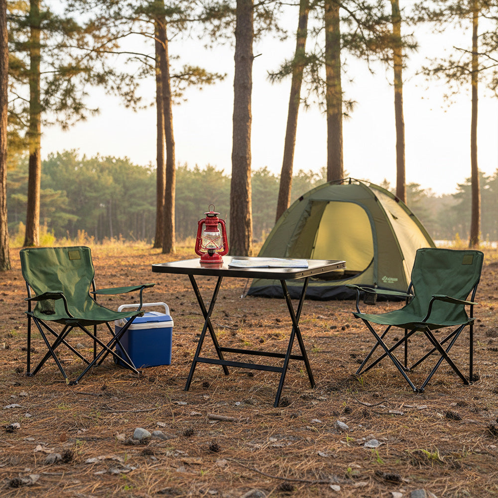 طاولة مربعة محمولة قابلة للطي