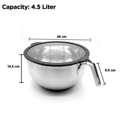 وعاء خلط بمقبض وغطاء