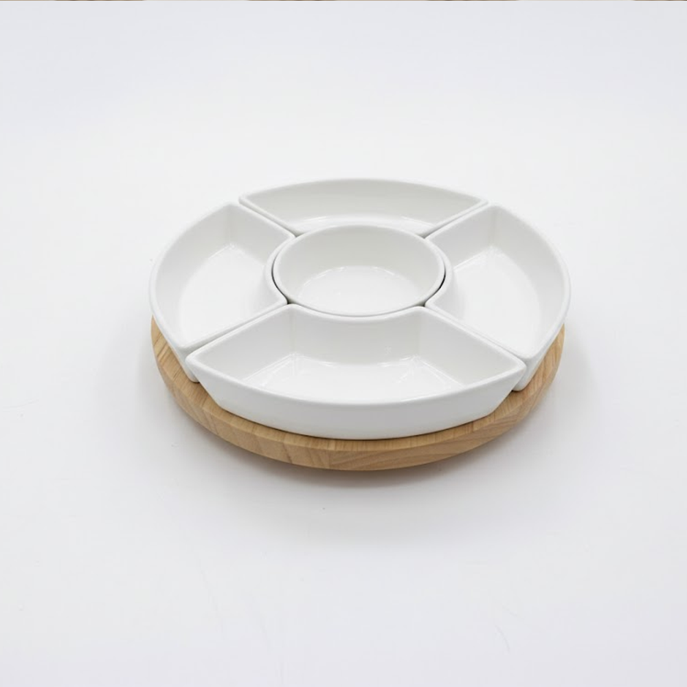 طقم تقديم مكسرات وضيافة