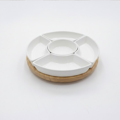 طقم تقديم مكسرات وضيافة