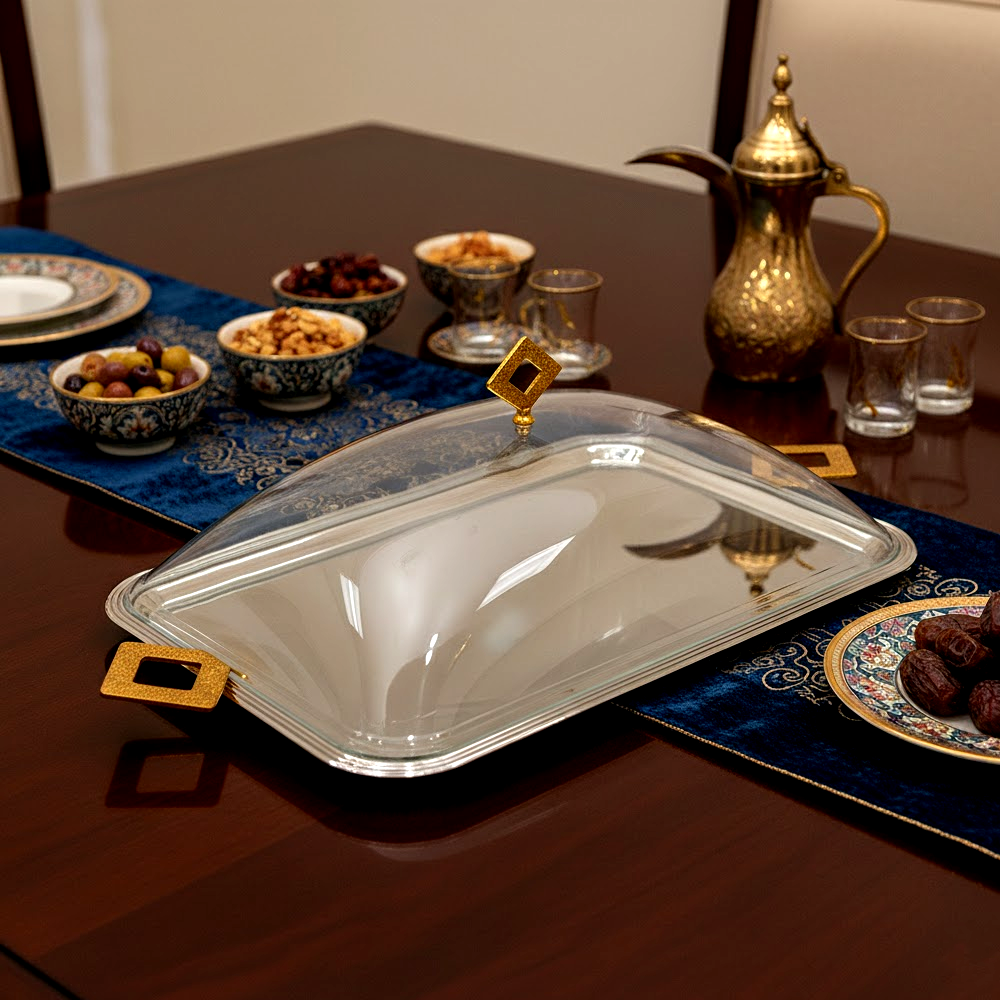 طبق تقديم كيك بغطاء كبير Diva Lady