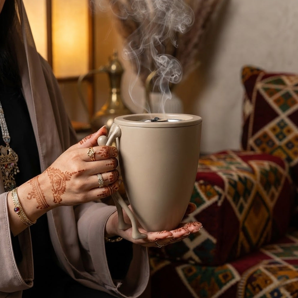 مبخرة بخور حديثة من الفولاذ Diva Lady