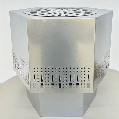 دوة و شواية معدنية سداسي الشكل