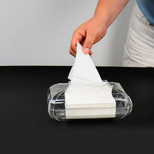 علبة مناديل كريستال كلير