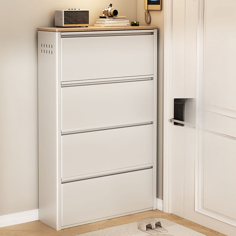 خزانة أحذية جدارية من المعدن