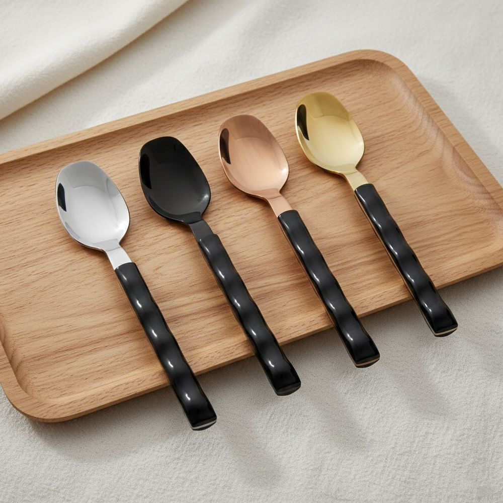 طقم ملاعق شاي 4 قطع Diva Lady