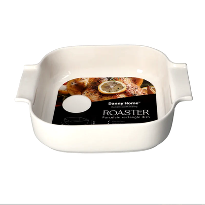 صينية فرن سيراميك مربعة