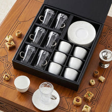 طقم استكانة وفنجان 18قطعة