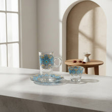 طقم استكانة وفنجان 18قطعة Diva Lady