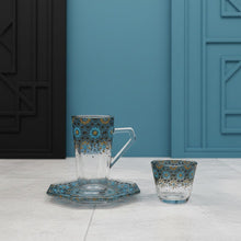 طقم استكانة وفنجان 18 قطعة Diva Lady