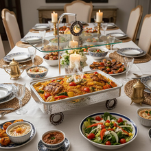 سخان طعام مع غطاء زجاجي علوي سعة 3 لتر