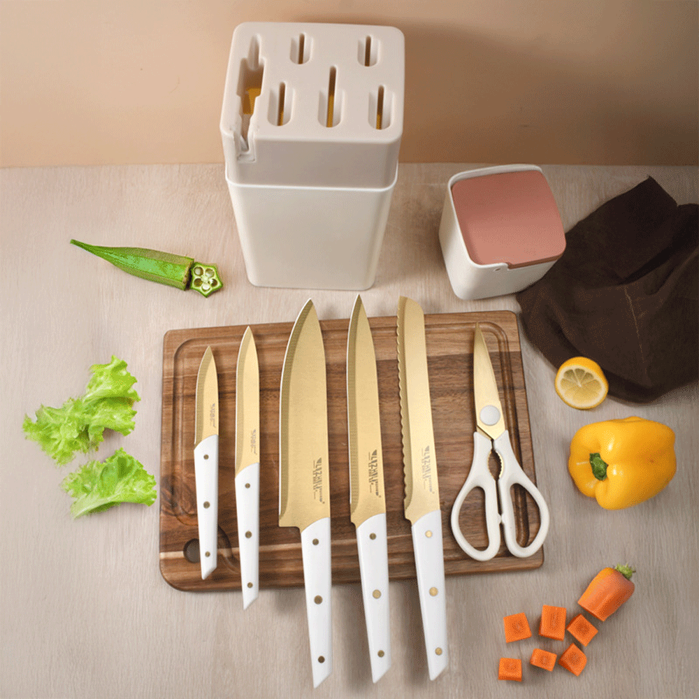 مجموعة سكاكين المطبخ